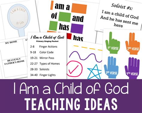 Shop: I Am a Child of God Teaching Ideas - Primary Singing