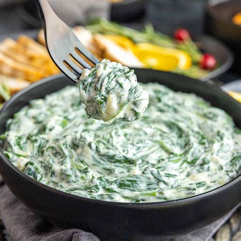 Easy Creamed Spinach Recipe - Home. Made. Interest.