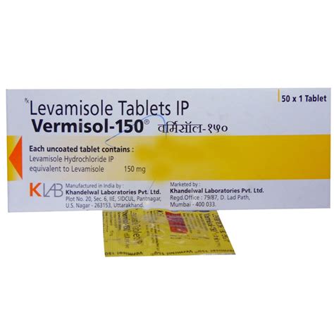 Vermisol 150 Tablet | Uses, Side Effects, Price | Apollo Pharmacy