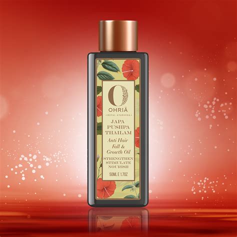 Anti Hair Fall Oil - Japa Pushpa Thailam – OHRIA AYURVEDA