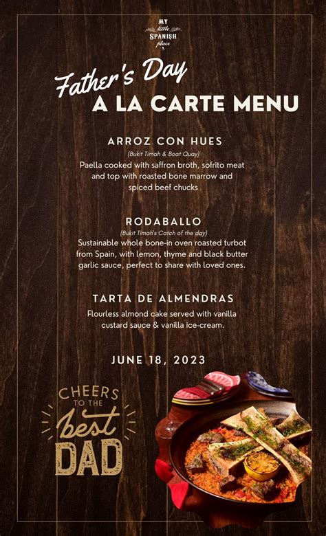 Father's Day Specials - My Little Spanish Place