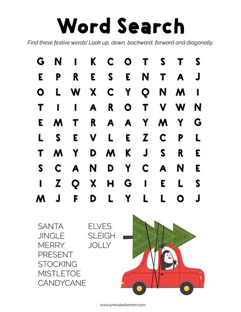 Printable Activities Christmas