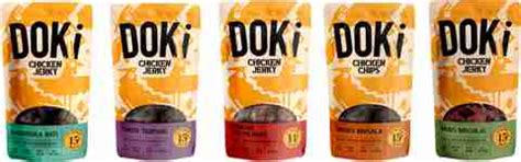 doki Chicken Jerky for Humans(5 Flavours)(High Protein,Low Calorie,All ...