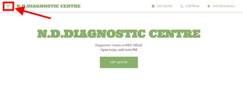 Steps to book lab visit appointment from N.D.Diagnostic Centre