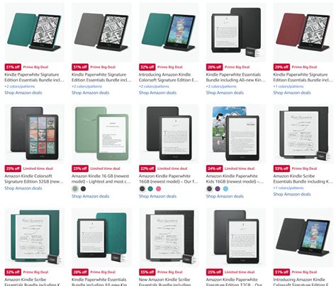 Kindle Sales for Prime Big Deal Days - Full List of Deals