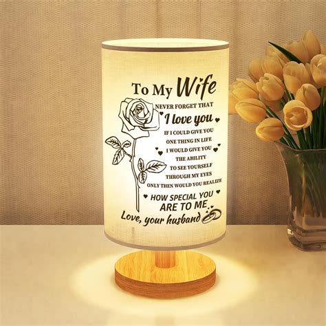 Amazon.com: Welsky Table Lamp Gifts for Wife: Personalized, Romantic ...