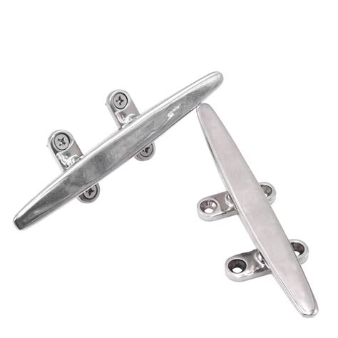 6" Cleat Marine Hardware Cabler Cleats 316 Stainless Steel Walk ...