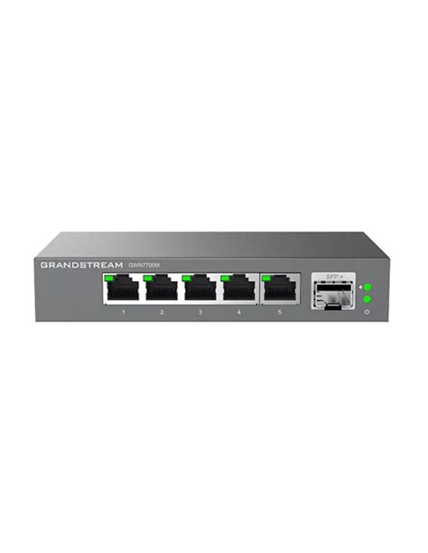 Grandstream Unmanaged 2.5 Multi-gigabit Switch 5 X 2.5 Gige 1 X SFP ...