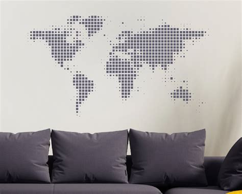 World Map Wall Sticker 的图像结果