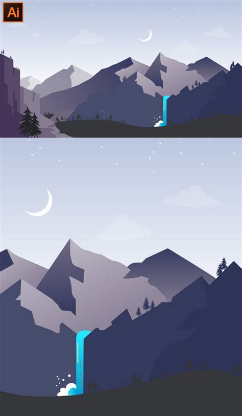 Image result for Landscape Illustrator Tutorial