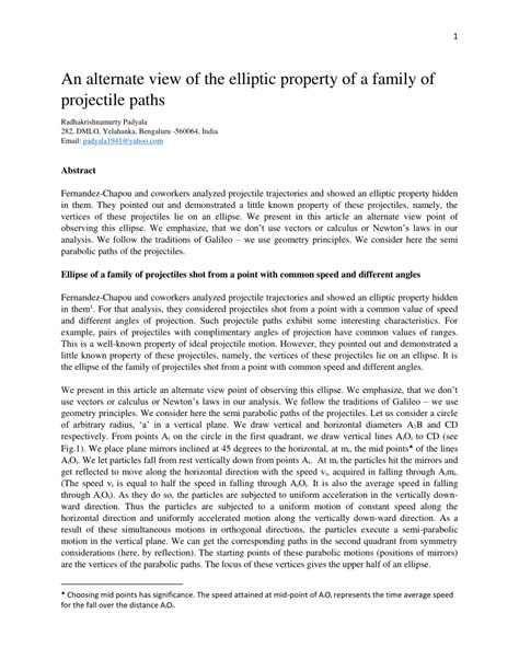 Image result for Elliptic Parallel Property