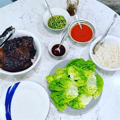 Bo Ssam using the Momofuku recipe published in NY Times Cooking. It was ...