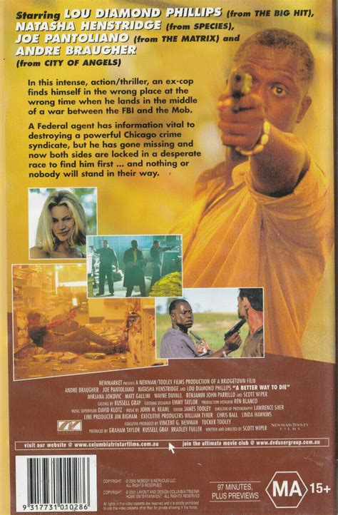 RARE VHS Video Tape A BETTER WAY TO DIE Big Box Ex | Ubuy India