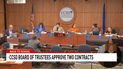 CCSD trustees approve contracts for salary scale increase