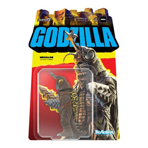 Super7toho Godzilla Megalon 3 75 Toho Godzilla Action Figure Classic ...