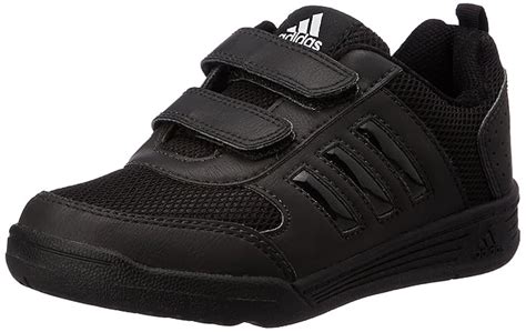 Buy Adidas Boy's Flo School Velcro Black Black Formal Shoes - 4 UK ...