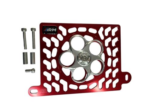 Yamaha Aerox Cnc Radiator Grill Radiator Guard Cnc (Red) – Riders Junction