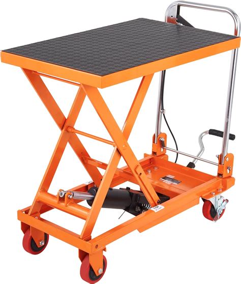 Amazon.com: WEIMILOR Hydraulic Lift Cart,Hydraulic Lift Table Cart ...