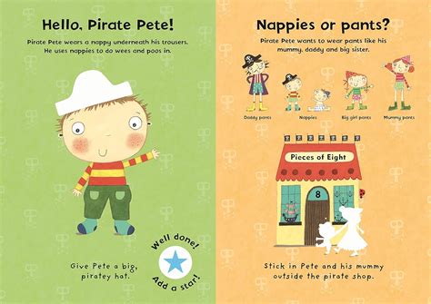 Pirate Pete's Potty Sticker Activity Book – My Carry Potty®