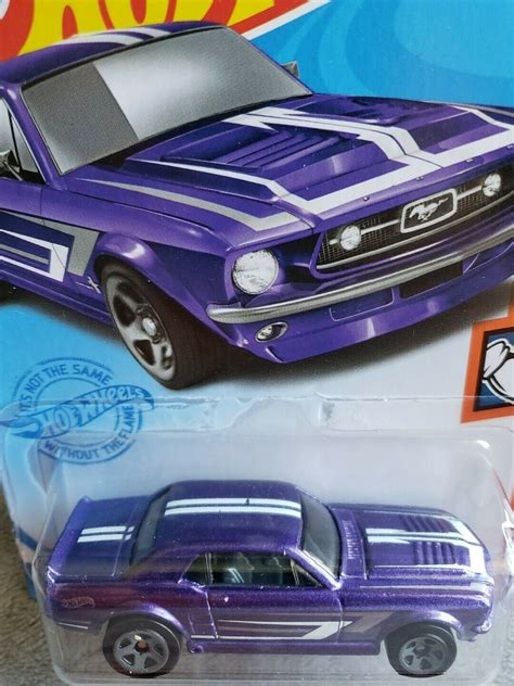 Hot Wheels '67 Ford Mustang Coupe Purple MUSCLE MANIA | Etsy