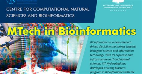 IIITH MTech Bioinformatics Admissions 2019
