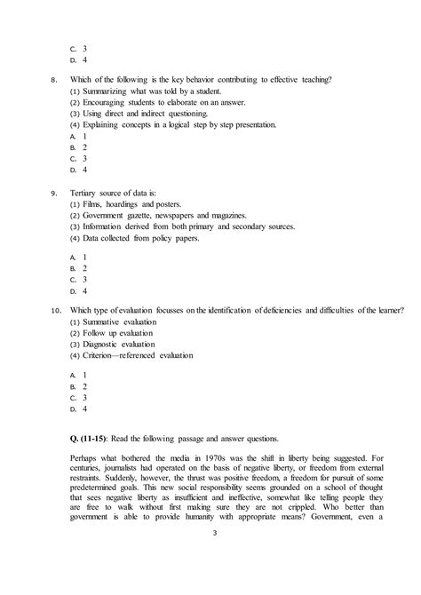 UGC Net Model Question Papers with Answers 的图像结果