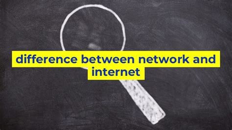 Difference Between Network and Internet 的图像结果