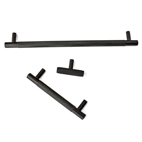 Midnight Black Textured Brass Cabinet Drawer Handle Pull – Spruce and Pop