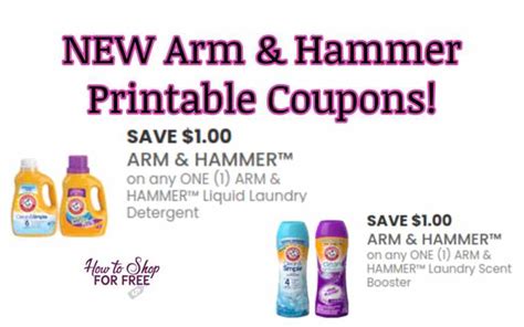 arm & hammer coupons printable