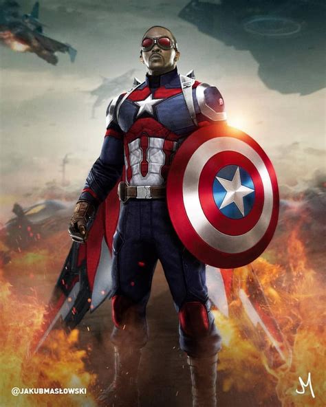 Falcon as new Captain America what do you think?.@jakubmaslowski_...# ...