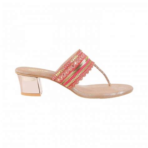 Buy Mochi Women Pink Ethnic Slip Ons Online | SKU: 32-373-24-36 – Mochi ...