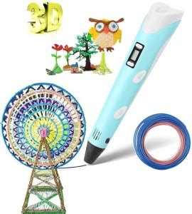 RAZY 3D Printing Pen 3D Drawing Pen LCD Display wiith Random Colors 3D ...