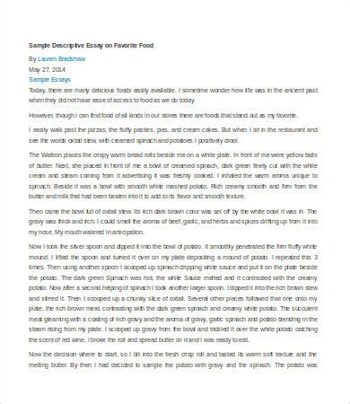 Descriptive Essay Format 的图像结果