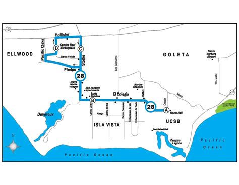 Santa Barbara Bus Route Map