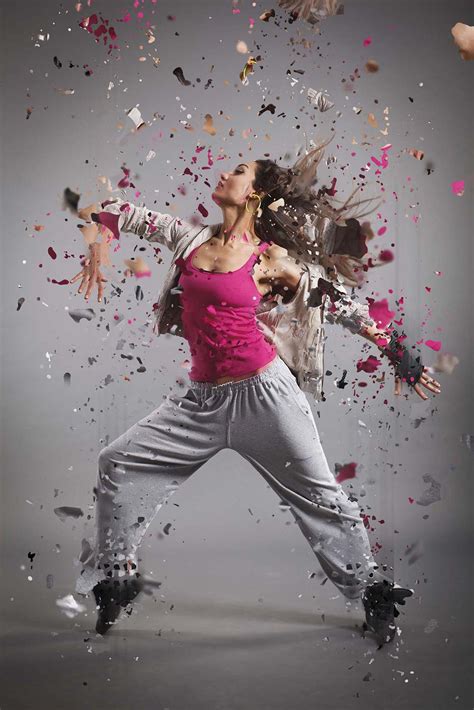 Photoshop Action - Disintegrating Photoshop Effect
