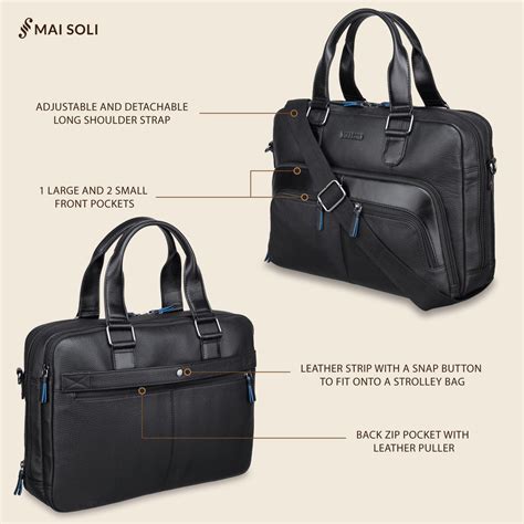 Cruiser All-Purpose Laptop Bag - Black – Mai Soli