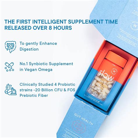 Buy Wellbeing Nutrition Slow Gut Health | 20 Billion CFU Probiotic ...