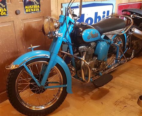 Indian Scout 1949 440cc Parallel Twin. 26ci | BRITISH Only Austria ...