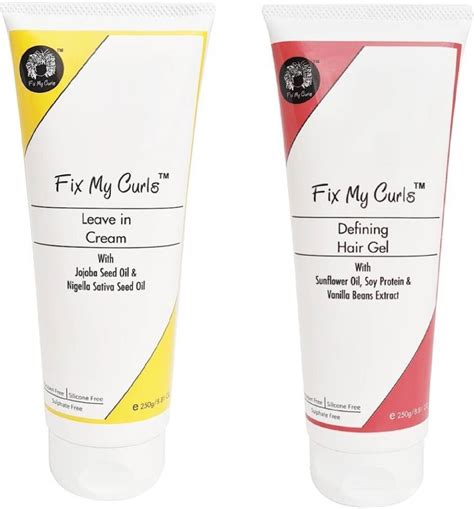 Fix My Curls Protein Curl Cream & Gel|For Curly,Wavy,Frizzy Hair ...
