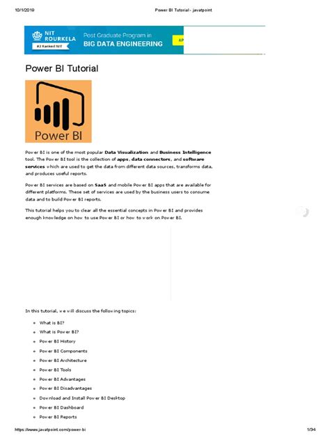 Image result for Power BI Tutorial PDF