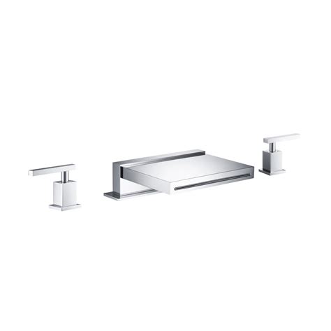 Isenberg Serie 150 13" Three-Hole Chrome Deck-Mounted Cascade / Sheet ...