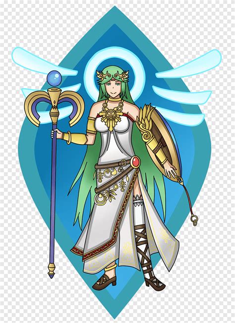Palutena Kid Icarus: Uprising Art Illustration, medusa kid icarus ...