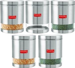 HAZEL Steel Grocery Container - 1900 ml Price in India - Buy HAZEL ...
