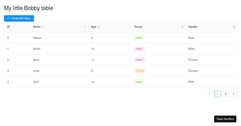 Image result for Table Filter JavaScript
