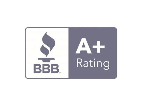 BBB A+ Rating Logo PNG vector in SVG, PDF, AI, CDR format