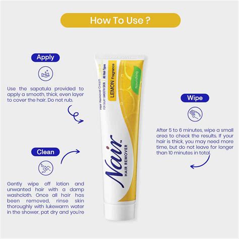 Buy NAIR HAIR REMOVER CREAM - LEMON FRAGRANCE - 110G Online & Get Upto ...
