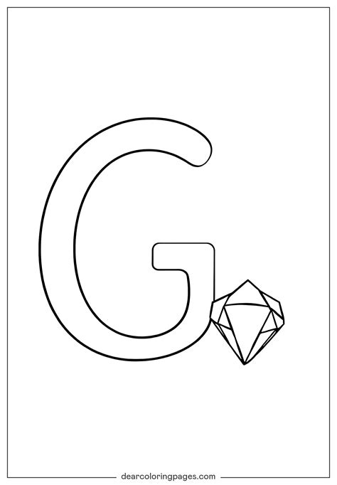 Printable Letter G Coloring Pages [2025]