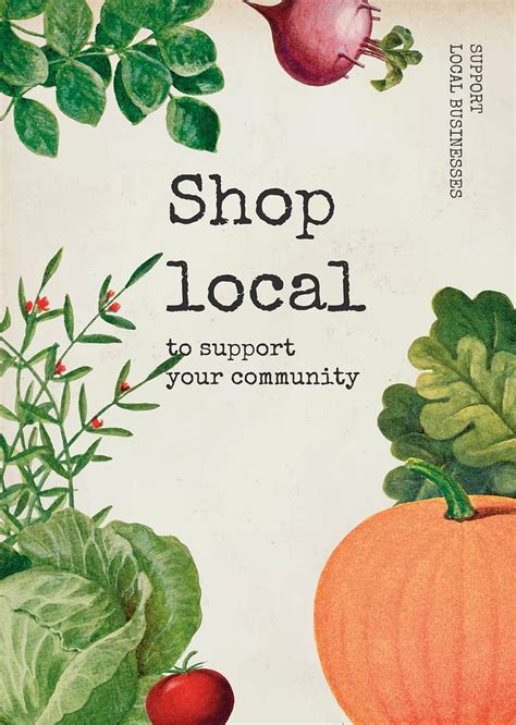 Shop Local Poster 的图像结果