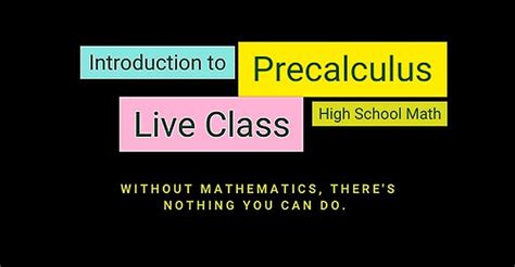 Image result for Pre Calculus Introduction