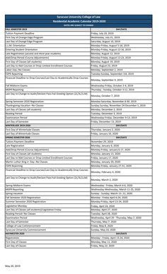 Oberlin academic calendar 2017-18 - daseinnovative